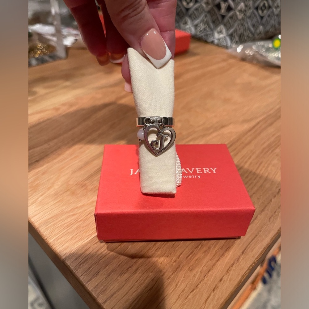 James Avery double dangle ring size 7
